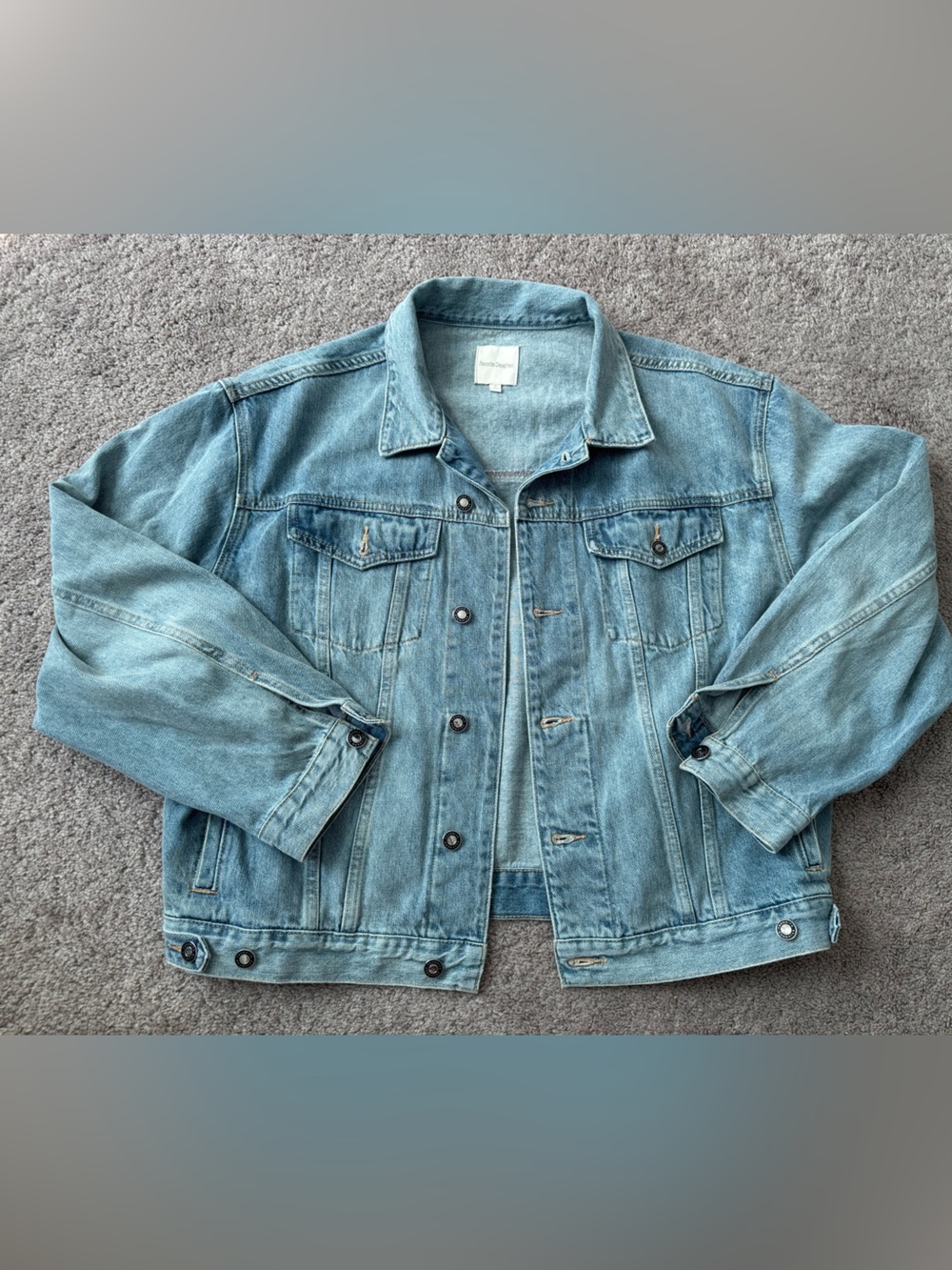 Favorite Daughter Light Blue Otto Jacket